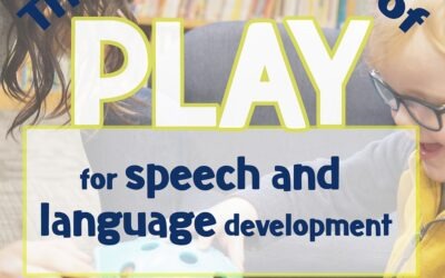 The Importance of Play for Speech and Language Development